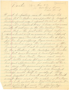 Letter from Raymond Vernimont to the editor of The Crisis