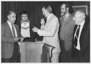 Joseph S. Marcus at a ceremony
