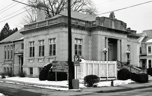 Wheeler Memorial Library, Orange, Mass.: front entrance