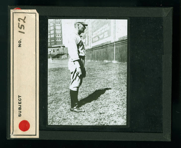 Leslie Mann Baseball Lantern Slide, No. 152