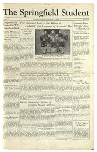 The Springfield Student (vol. 14, no. 15) February 01, 1924