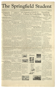 The Springfield Student (vol. 14, no. 30) June 06, 1924
