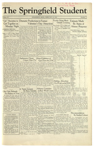 The Springfield Student (vol. 15, no. 17) February 13, 1925
