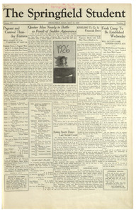 The Springfield Student (vol. 15, no. 29) May 29, 1925