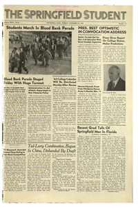 The Springfield Student (vol. 33, no. 15) November 24, 1942
