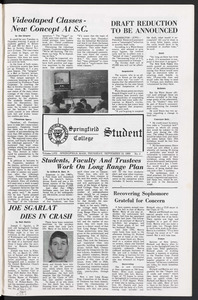 The Springfield Student (vol. 57, no. 02) Sept. 25, 1969