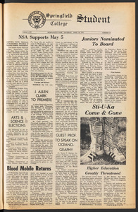 The Springfield Student (vol. 58, no. 18) Apr. 22, 1971