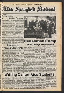 The Springfield Student (vol. 95, no. 5) Oct. 15, 1981