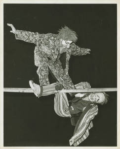 Two Clowns on the Parallel Bars (c. 1950-1970)