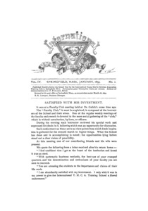 The International Association Training School Notes (vol. 4 no. 1), January, 1895