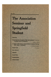 The Association Seminar (vol. 18 no. 8), May, 1910