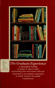Springfield College Graduate Catalog, 1979-1981