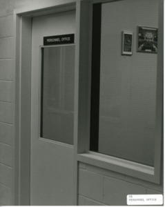 Photograph of the outside of the Personnel Office, [1982-1983].