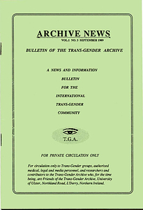 Archive News, Vol. 1 No. 3 (September, 1989)