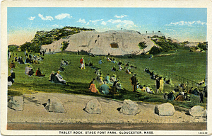 Tablet Rock, Stage Fort Park, Gloucester, Mass.