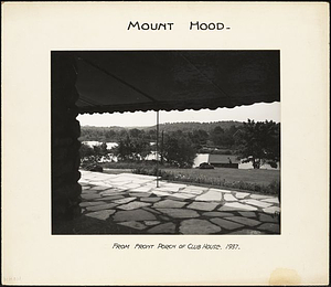 From Front Porch of Clubhouse, Mount Hood: Melrose, Mass.