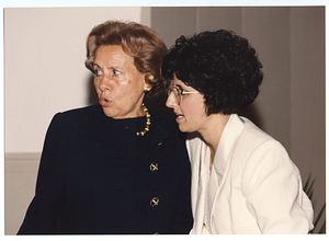 Maria Borroso Soares with Maria Cunha