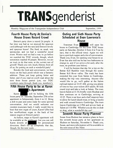 The Transgenderist (September, 1999)