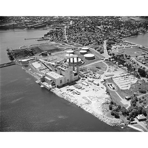 Power plant, harbor and the area, Harold Cabot, S and W (client), Salem, MA