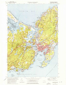 Gloucester quadrangle, Massachusetts / Mapped, edited and published by the Geological Survey