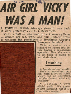 Air Girl Vicky Was a Man!