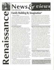 Renaissance News & Views, Vol. 10 No. 3 (March 1996)