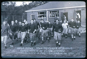Saugus High School football team, 1936-37