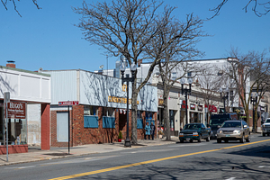 Main Street at Larrabee Place: Melrose, Mass.