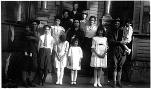 Family in the Back Central Street neighborhood. [01]