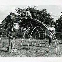 Children on playground, Hardy School