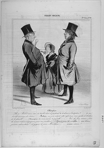 L' Adoption. Ah ça! Robert, mon ami, tu tombes dans le pastoral, tu te livres à l'adoption?..... tu vas bientôt couronner des rosières !..... (Robert) oui, j’ai adopté cette enfant, je veux goûter le bonheur de la famille...(Wormspire) tu veux marier ta pupille... – Oui, la bien marier – Oui, la marier richement, préparer pour ma vieillesse- Préparer pour ta vieillesse.... une bonne pension alimentaire.... et gagner le prix Monthion...... connu, connu !