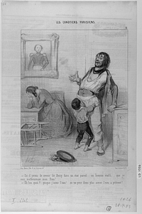 - Est-il permis de revenir de Bercy dans un état pareil... un homme établi... que je suis malheureuse mon Dieu!... - Eh ben quoi?.. puisque j'aime l'eau!.. on ne peut donc plus aimer l'eau à présent?...