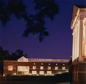 Balfour-Hood Center and the Chapel at Night 2.