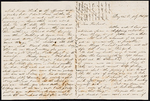 Letter from Augusta Bruen, Dayton, OH to Luther Bruen, 1861 July 17