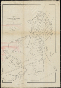 A Plan of the Salt Marsh and Upland in Roxbury, Lying on the East Side of the Mill Creek.