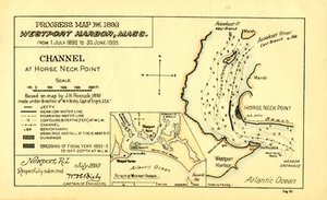 Progress Map for 1893, Westport Harbor, Mass.: From 1. July 1892 to 30. June 1893.