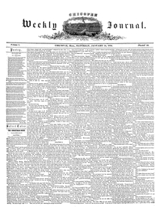 Chicopee Weekly Journal, January 14, 1854
