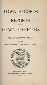 Annual Town Report - 1915