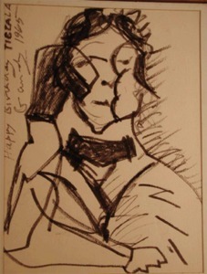"Happy Birthday Tirca" Gandy Brodie (1924-1975)