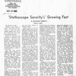 "'Stethoscope Sorority's' Growing Fast"