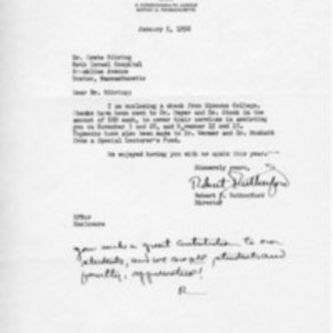 Letter from Robert F. Rutherford