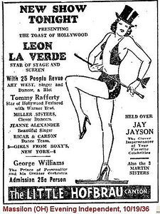 Leon La Verde: Star of Stage and Screen
