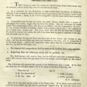 An Abstract of the Rules of the Boston Medical Library