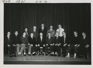 Members of Suffolk University's The Society for Advancement of Management Club (S.A.M.), 1961