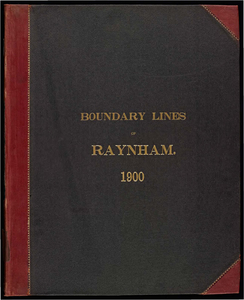 Atlas of the boundaries of the town of Raynham, Bristol County