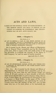 1800 Chap. 0001 An Act To Repeal A Part Of The Ninth Section Of An Act, Intitled, "An Act To Incorporate Hugh Mclellan And Others Into A Company, By The Name Of The Maine Fire & Marine Insurance Company."