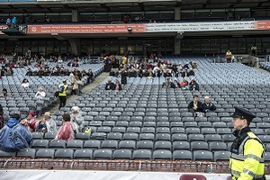 The stadium filling up with pilgrims for the celebration at the 2012 50th Eucharistic Congress, Final Day Ceremony, 17th June, at Croke Park GAA Stadium, Dublin