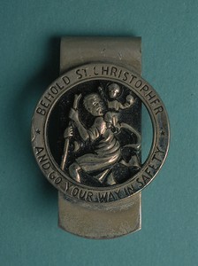 St. Christopher money clip