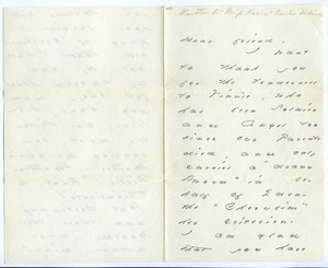 Emily Dickinson letter to Harriet Austin Dickinson