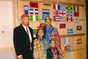 Thomas family shows off Dominican national pride